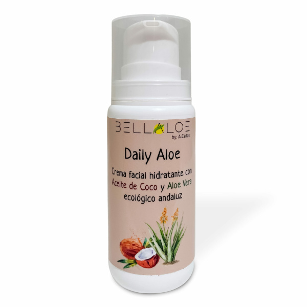 Aloe Coconut - Crema Facial Hidratante - Bote Airless 100 ml