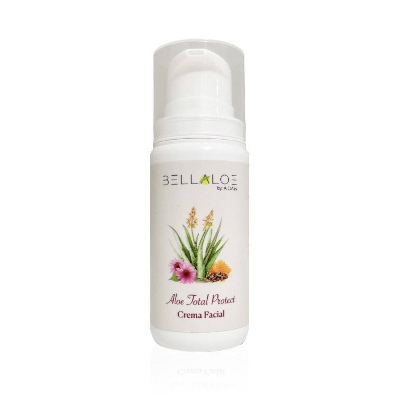 Crema Facial Hidratante Aloe Total Protect - Bote Airless 100 ml