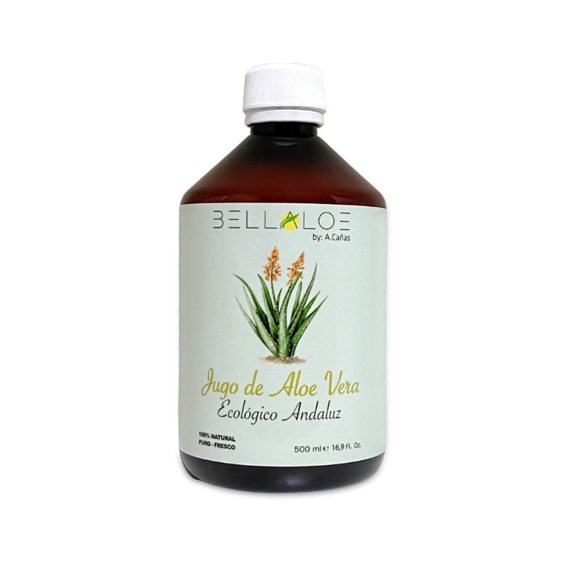 Jugo de Aloe Vera - Botella de 500 ml 100% Natural