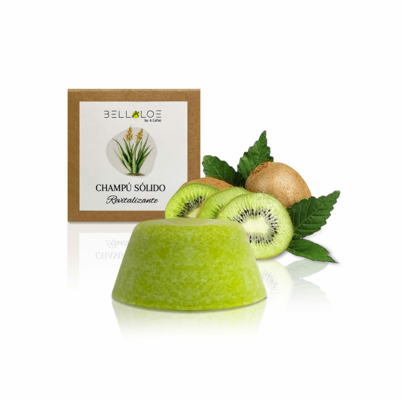Champú Sólido Natural y Ecológico Revitalizante. Pastilla de 55 gr. ¡Nueva Fórmula!