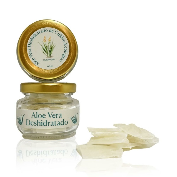 Aloe Vera Fresco Deshidratado En Láminas De Cultivo Ecológico. 100 gr.