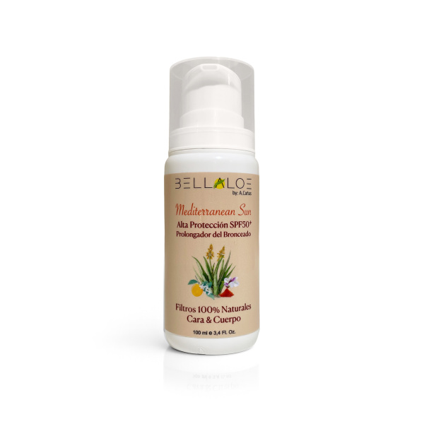 Crema Solar SPF50 Plus Mediterranean Sun - Airless 100ml